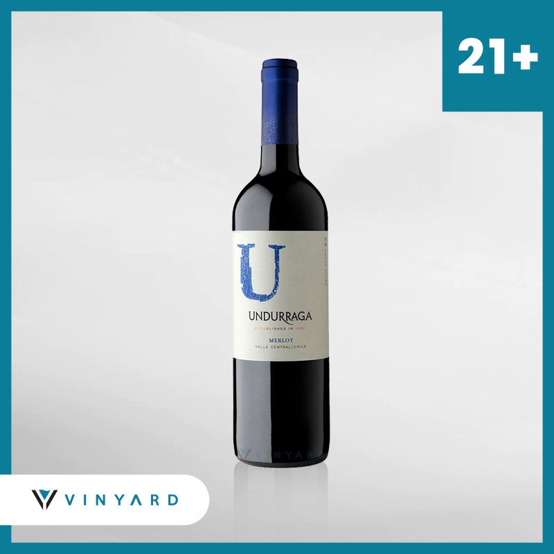 Undurraga U Merlot 750 ml (Original &amp; Resmi By Vinyard)