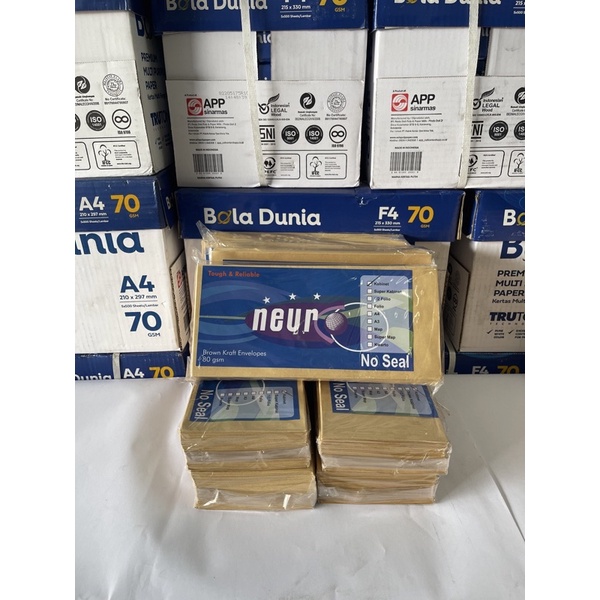 

Amplop coklat Neuro ukuran Kabinet // Timur Jaya Stationery amplop coklat neuro ukuran kabinet non seal