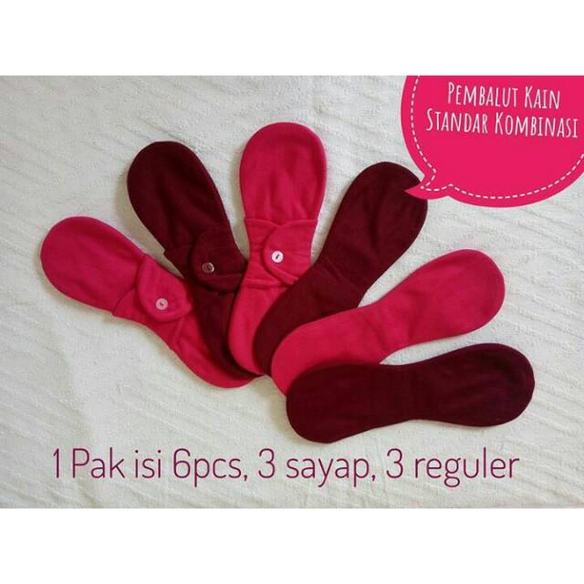 Pembalut SIKLUS Pembalut Kain Cuci Ulang Sehat Hemat Murah