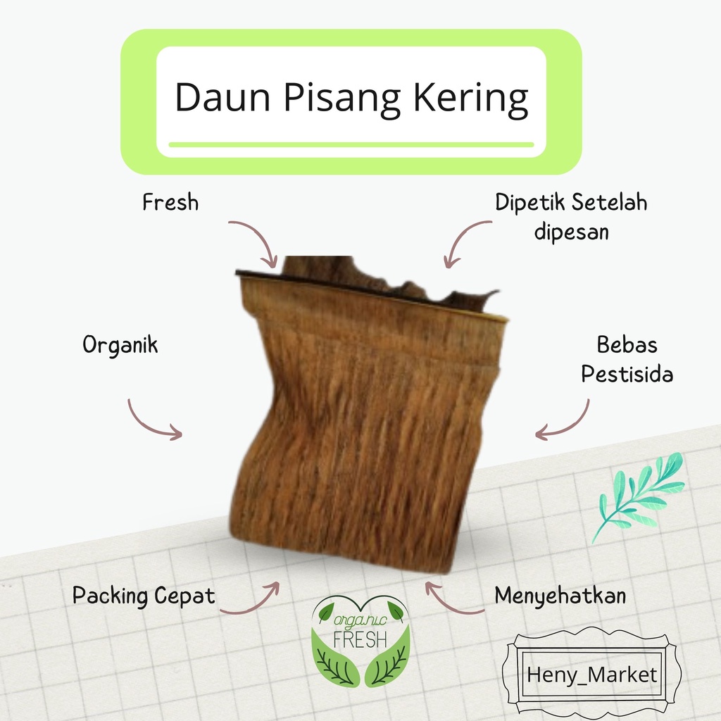 

Daun Pisang Kering