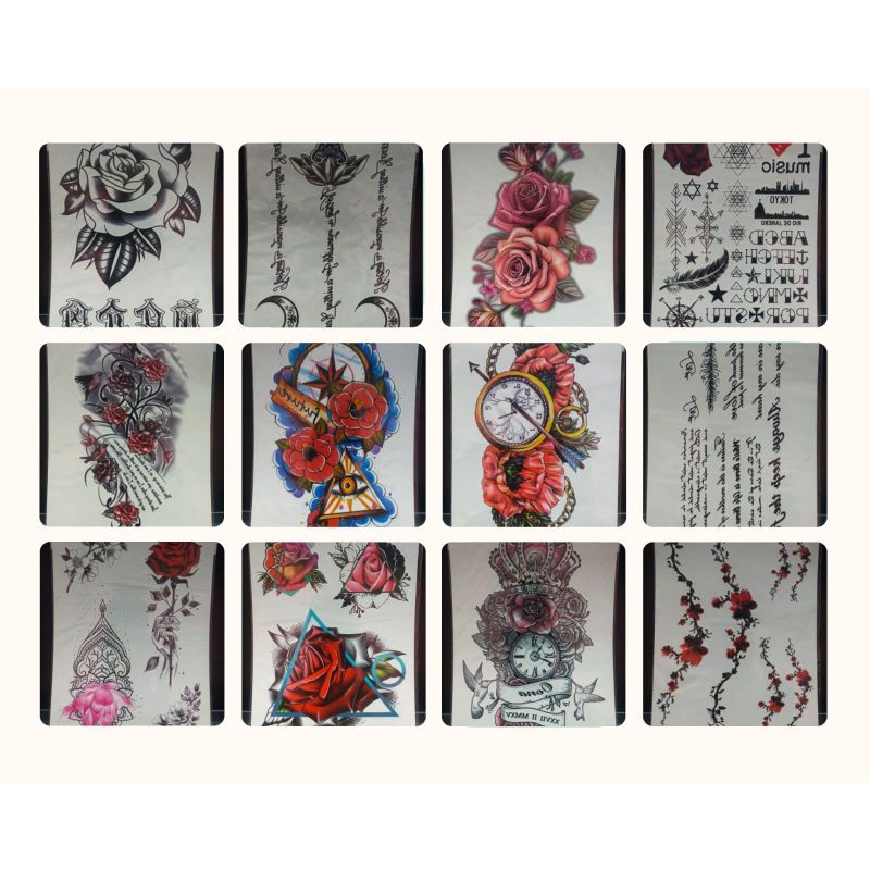 Sticker Tatto Temporer Medium Import