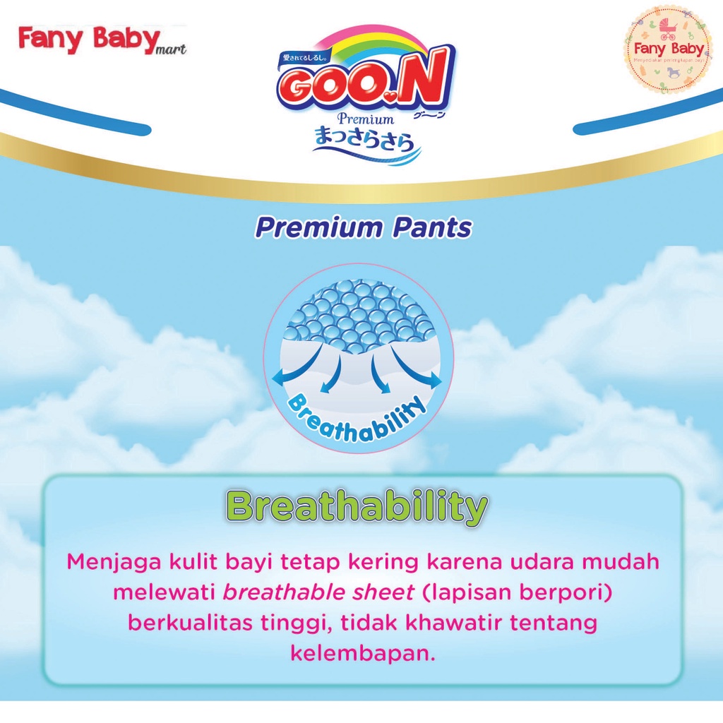 GOON PREMIUM PANTS M56 - L46 - XL42 - XXL36 / POPOK CELANA (MASARA SARA)