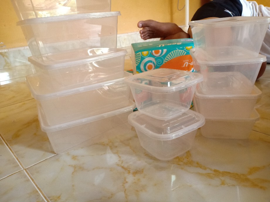 Thinwall 2000ml Sq Food Container Makanan / Kotak Makan
