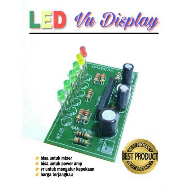 VU LED DISPLAY 6 LED