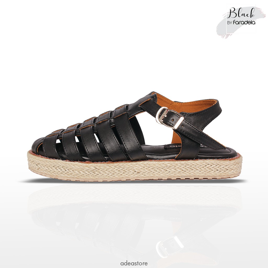 FARADELA Sneakers Wanita F01-40.2-Hitam