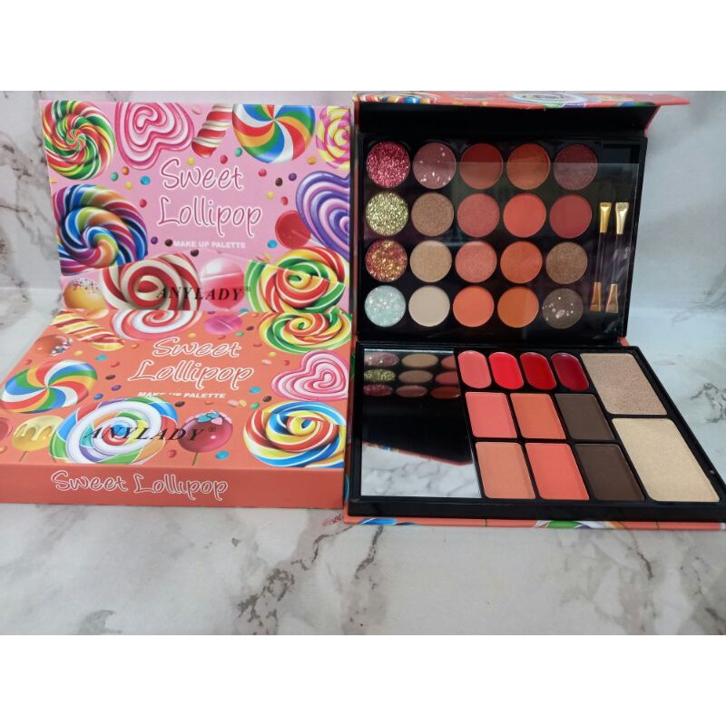 TERMURAH Eyeshadow Anylady Sweet Lollipop Complete / Elegance Fashion NO.8601F / 8601X