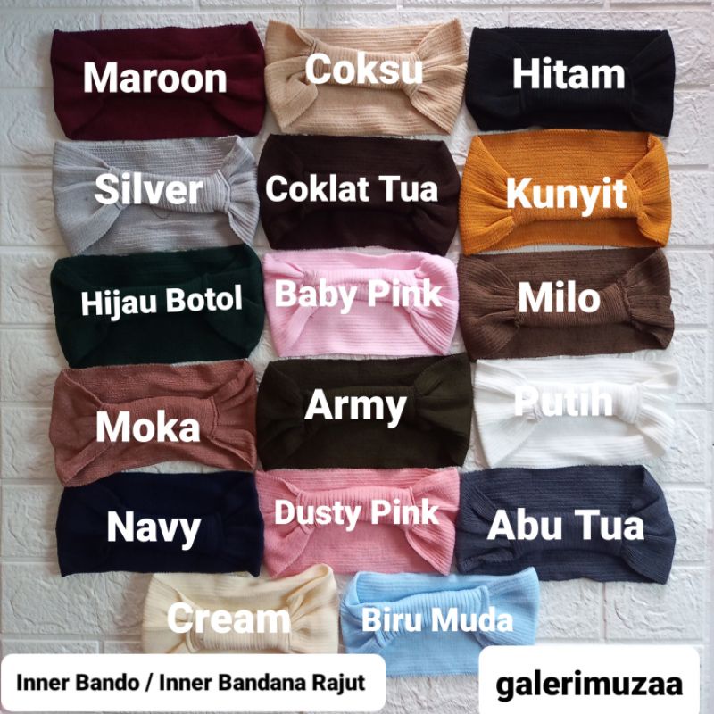 inner bando rajut qualitas premium bisa untuk anak hingga dewasa