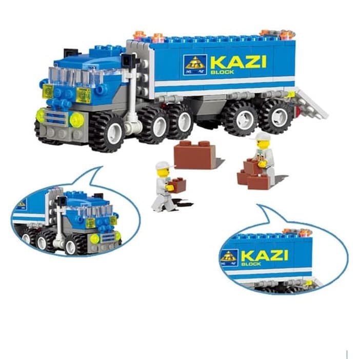 Mainan Edukasi anak Lego Block Brick Truk Truck