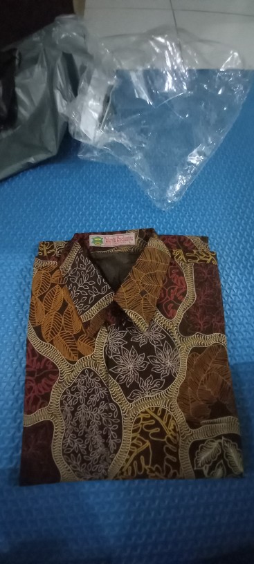 Kemeja Batik Prabu Bahan Katun Baturaden Reguler Fit B382