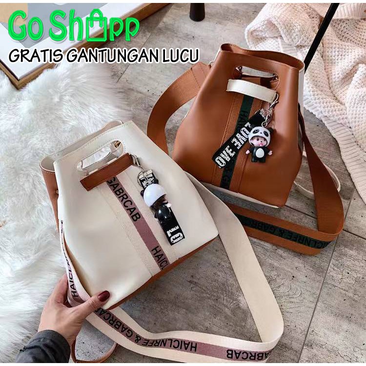 Tas Wanita Import Premium High Quality - Tas Bucket Kulit Import Fashion Korea Terbaru [T03]