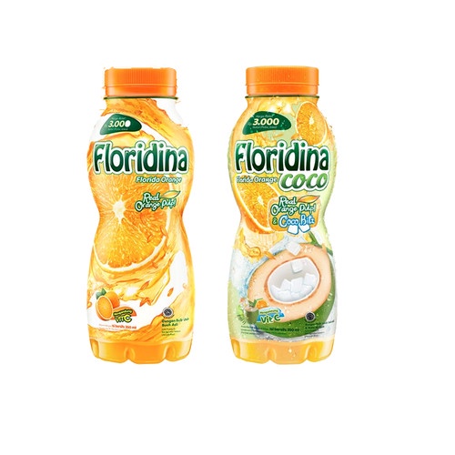 

Floridina Juice Orange Coco Botol 350ml