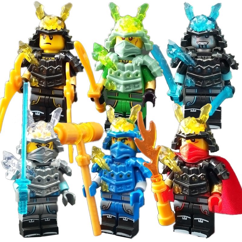 Action Figure Ninjago Blizzard Warrior Archer Swordsman Master Wu General Vex Gold Pyro Snake