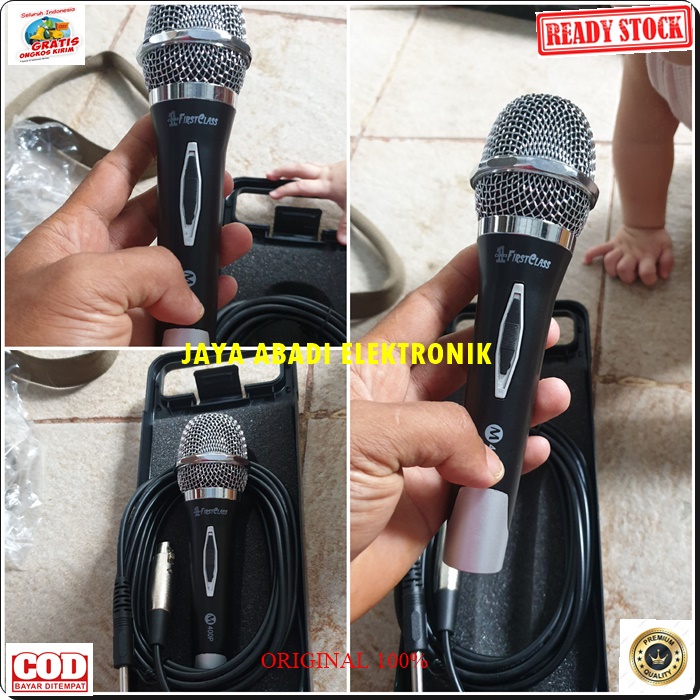 G465 FIRSTCLASS KOPER MIC HANDLE KABEL BAHAN ABS DYNAMIC CARDIOID MIKROPHONE MEETING CERAMAH PIDATO DLL VOKAL AUDIO JERNIH DAN ENTENG BEST SISTEM PROFESIONAL PRODUK BERKHUALITAS HARGA TERJANGKAU PRODUK BERKHUALITAS HARGA TERJANGKAU