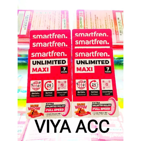 Voucher Smartfren Kuota Unlimited 7 GB 7hari