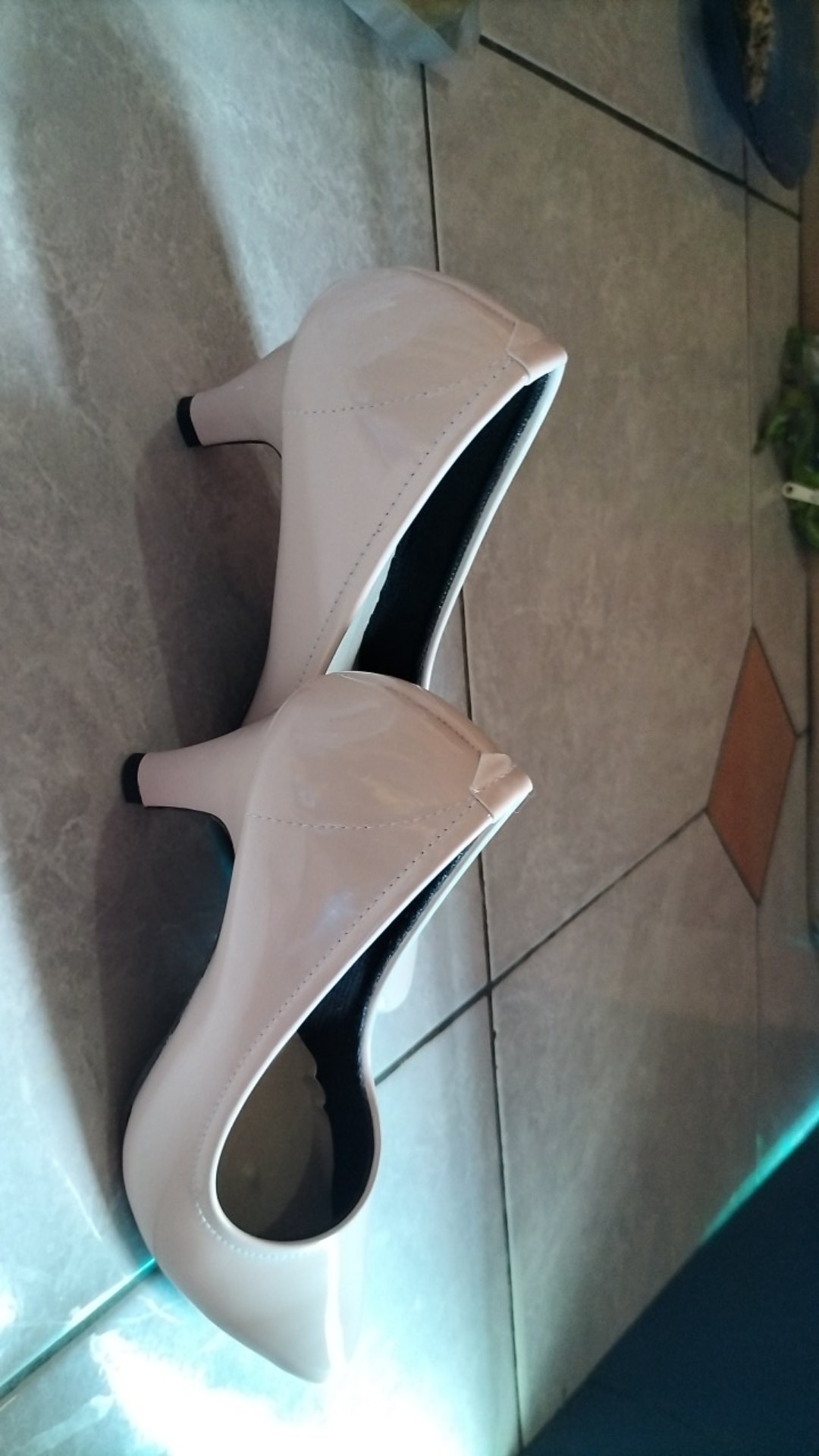 Zufar - Jane Glossy Pentopel Wanita / Sepatu Wanita / Sepatu Kerja Wanita/everlasting Heels