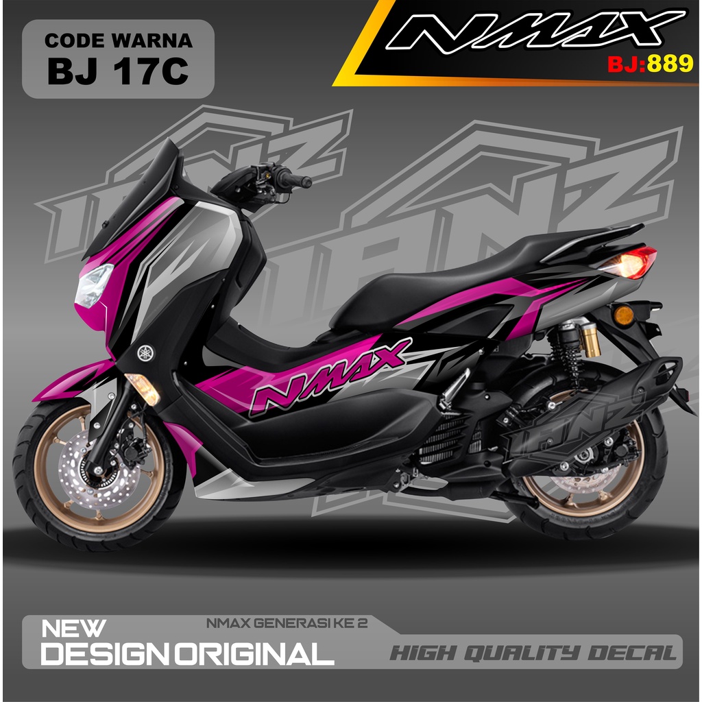 STIKER NEW NMAX FULL BLOK BODI MOTOR / DECAL FULL BODY NMAX / DECAL STIKER FULL BODY NMAX / STIKER DECAL NMAX TERBARU