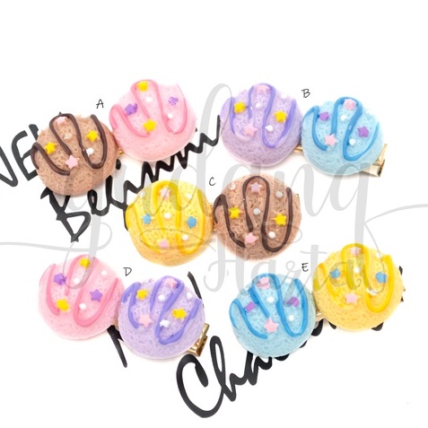 Jepit Rambut Anak Starry Macaron Hairclip Kue Makaron GH 213004