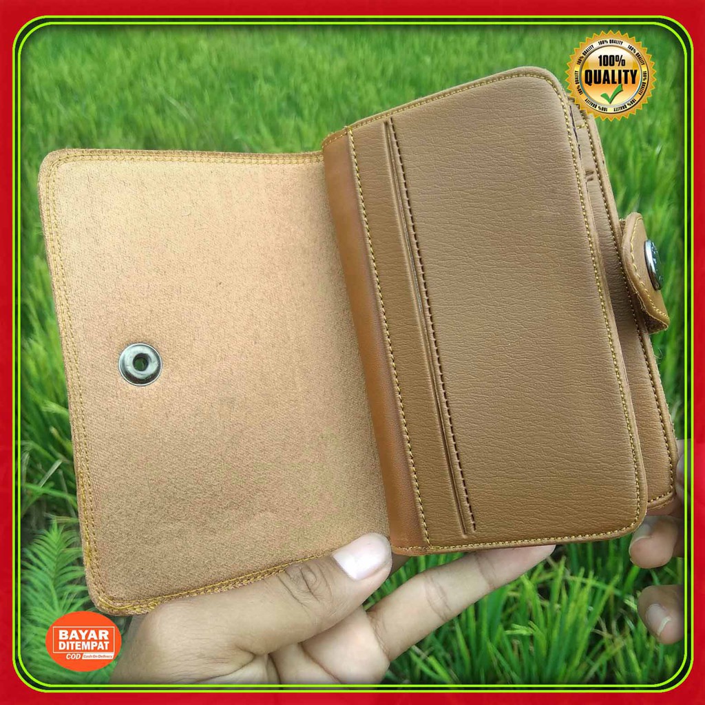 Terlaris..!! Dompet Pria amt 3/4 kancing Murah Dompet Pria Merk kasual