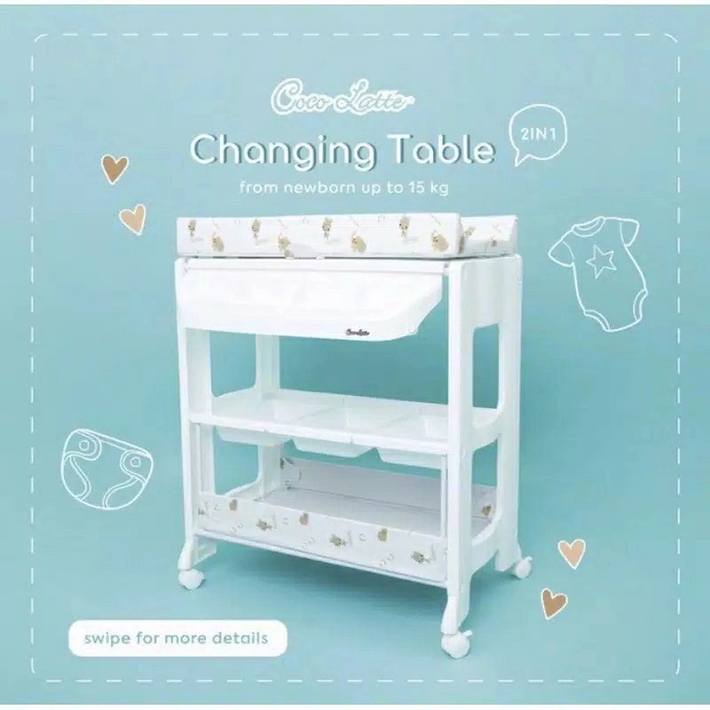 Cocolatte CL - CB 6969 Baby Tafel Changing Table - White