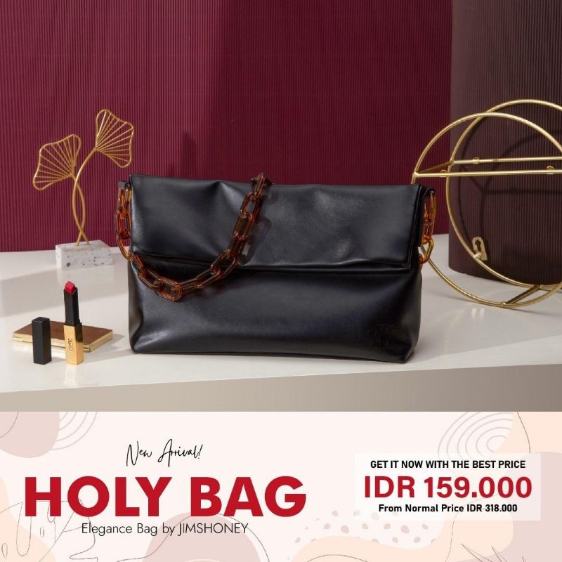 SPECIAL PROMO AKHIR TAHUN TAS EXCLUSIVE WANITA JIMS HONEY JH HOLY BAG KADO ULTAH ANNIVERSARY PACAR ISTRI CEWEK PEREMPUAN UNIK ELEGANT CANTIK MURAH FEMINIM TAS KERJA TAS BESAR TAS RANTAI KADO NATAL CANTIK UNIK MURAH PROMO