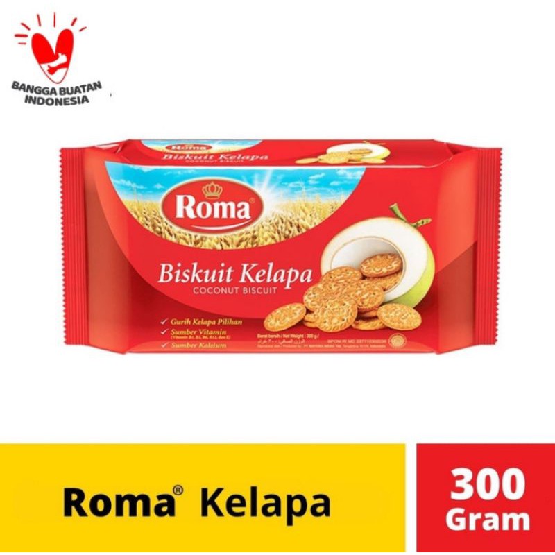 

biskuit Roma kelapa 300 gr