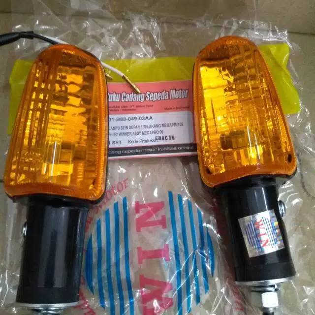 Lampu Sen-Sein-Riting-Sign-Reting Samping Depan Honda Tiger Old-TILAM 2000/Mega Pro Lama sepasang