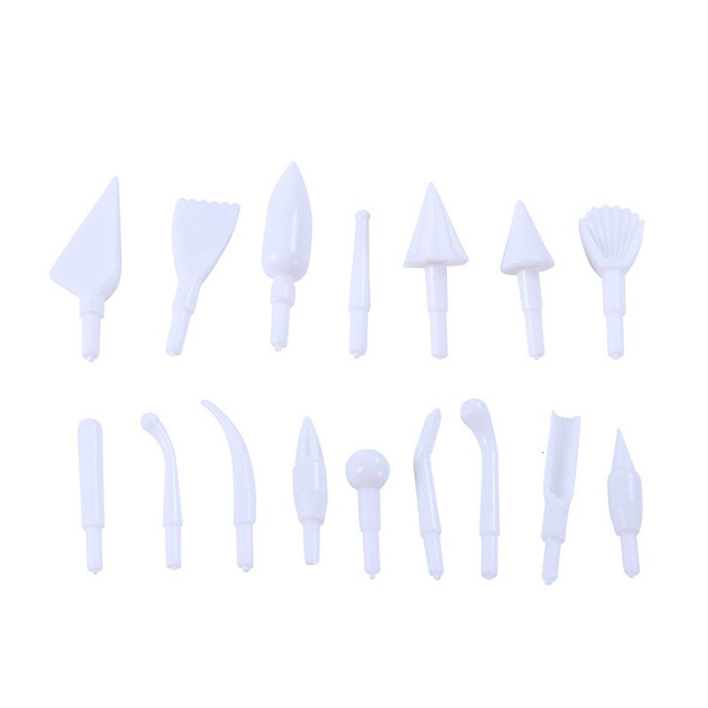 8pcs/Set Fondant Cake Decorating Pen Mixed Shape Modeling Plunger Cutters Fondant Cookie Sculpture Baking Tool