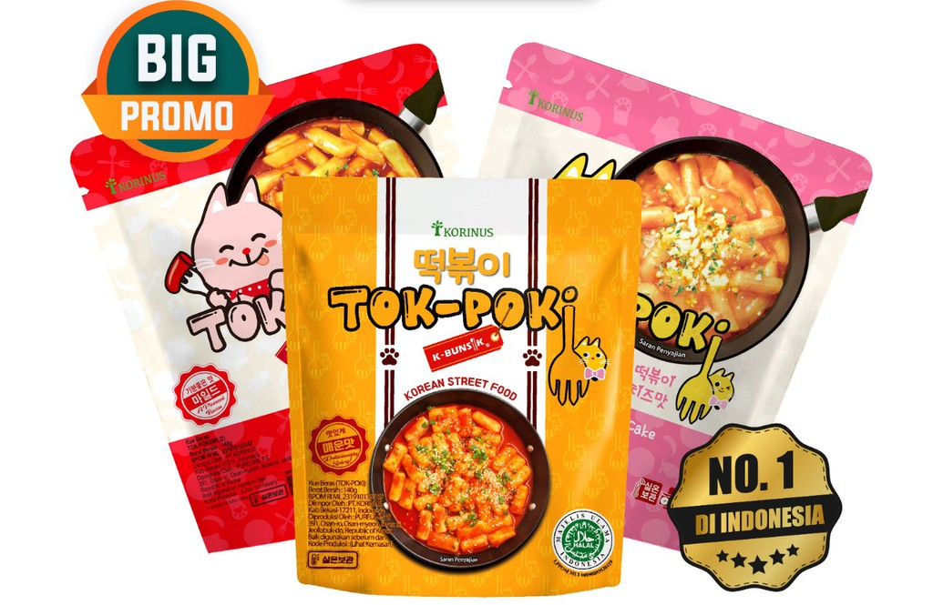 

Paket Lengkap - Bunsik Tokpoki Spicy, Spicy Cheese, dan Mild Instant Tteokbokki