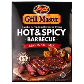 

JAY'S GRILL MASTER HOT AND SPICY BARBECUE MARINADE MIX BUMBU PERENDAM BARBECUE PEDAS 30 GRAM JAYS