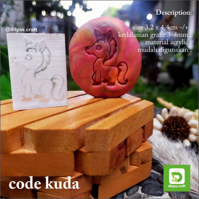 

soap stamp / stempel sabun / code kuda