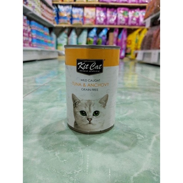 Makanan kaleng Kit Cat Grainfree 400gram wet food all varian