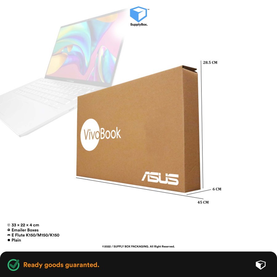 

BOX LAPTOP ASUS VIVOBOOK V2 ROUND 1 SET | 45x6x28.5 cm | Box Laptop