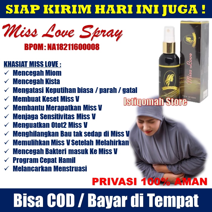 Obat Keputihan Bau Dan Gatal Becek - Obat Kista Ovarium Paling Ampuh - Manjakani Perapat Miss V - Perapat Miss V Paling Ampuh - Perapat Miss V - Obat Keputihan - Obat Keputihan Paling Ampuh Di Apotek - Obat Penghilang Gatal Miss V dengan MISS LOVE SPRAY