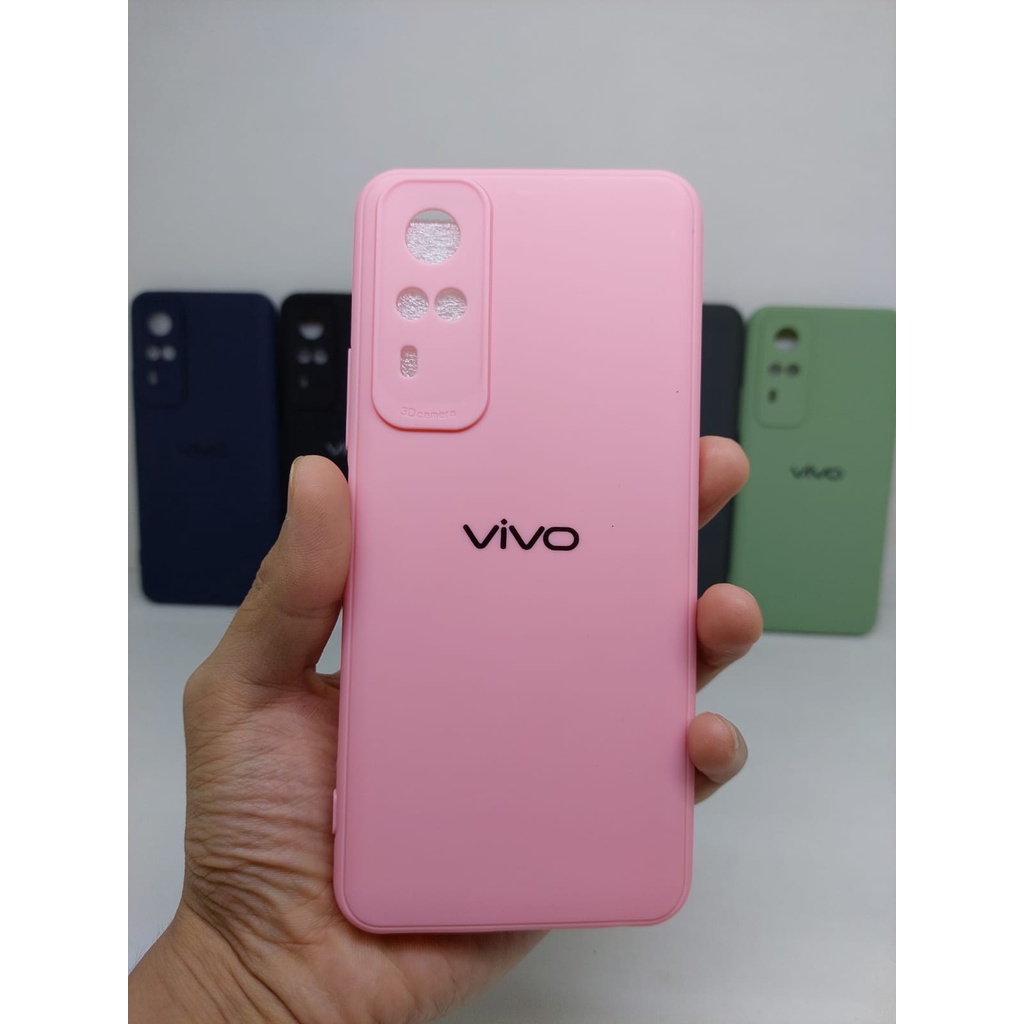 SoftCase Warna Warni Vivo Y51 2020 Y91C Y93 with 3D Camera Casing Candy Macaron Pelindung Kamera