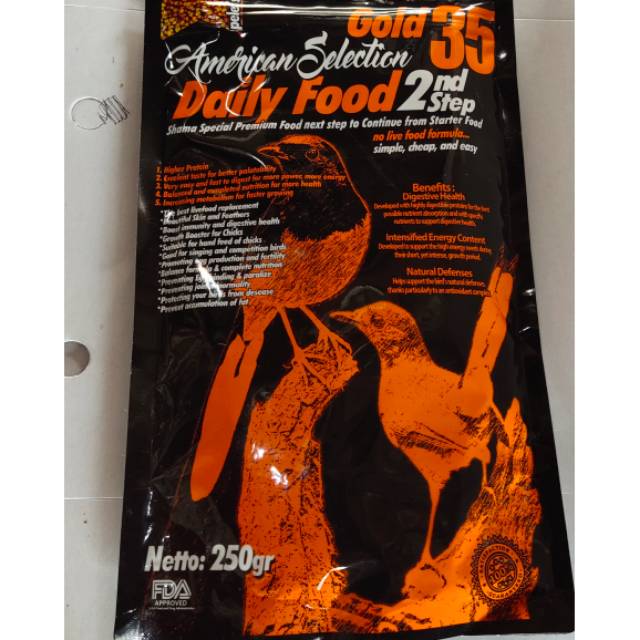 Voer ams kasar american selection step 2nd 250gram