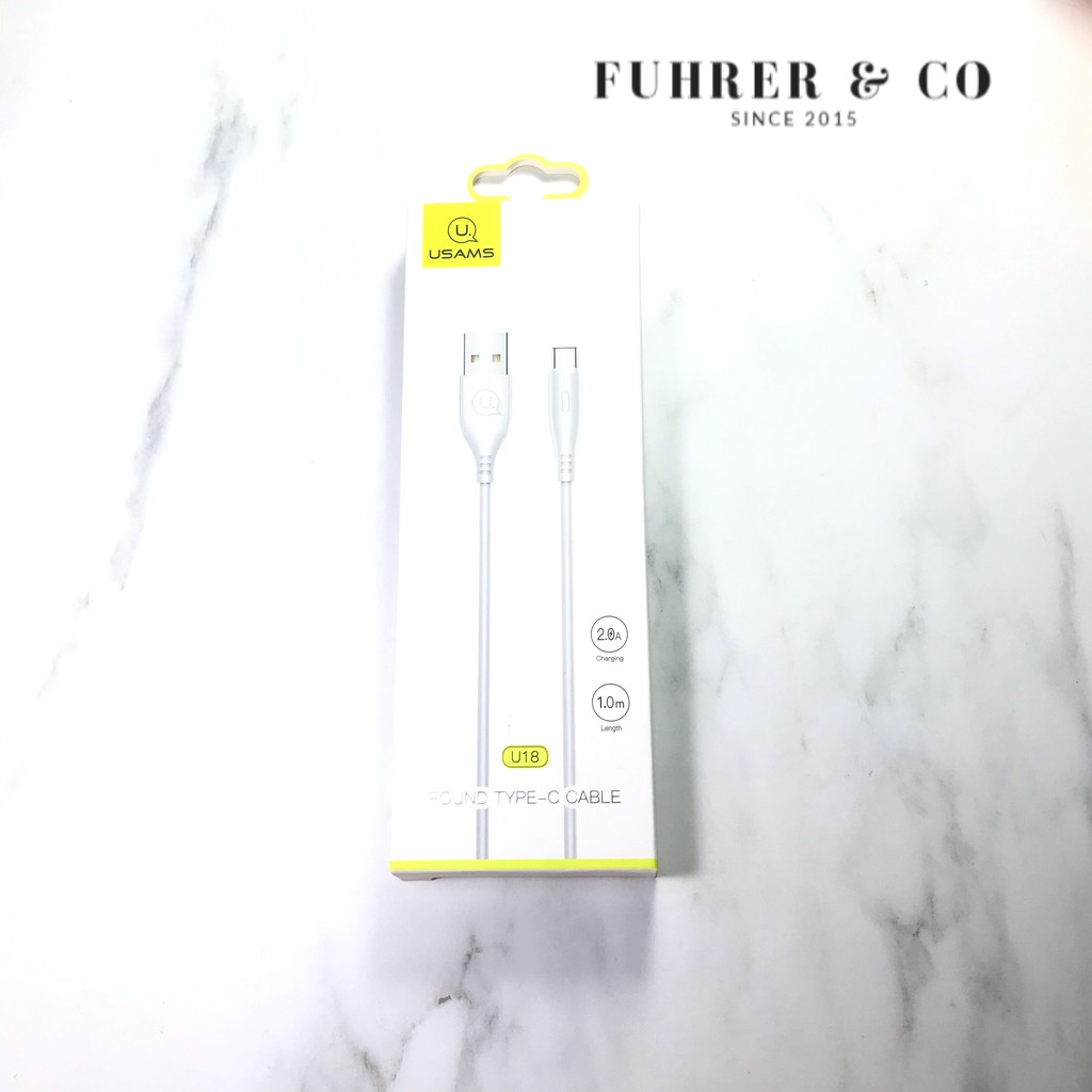 Kabel DATA iPhone Usams ROUND LIGHTNING CABLE 2A USAMS SJ266 U18
