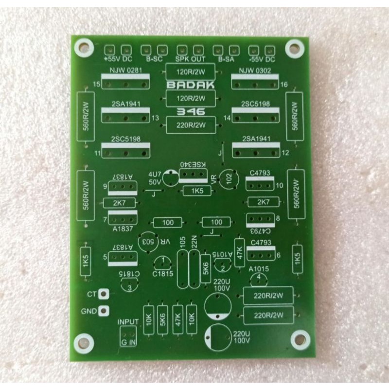 PCB Power Amplifier 1500W NKRI BADAK NKRI RHINO