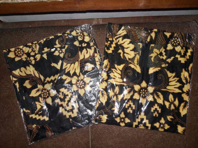 Maura Couple - Sania Ruffle Batik Couple Ori Ndoro Jowi Garansi Termurah Shopee - Batik Modern Solo
