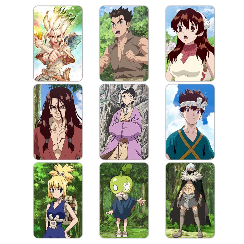 Photocard Foto Anime Dr Stone Penggemar Idola Animasi