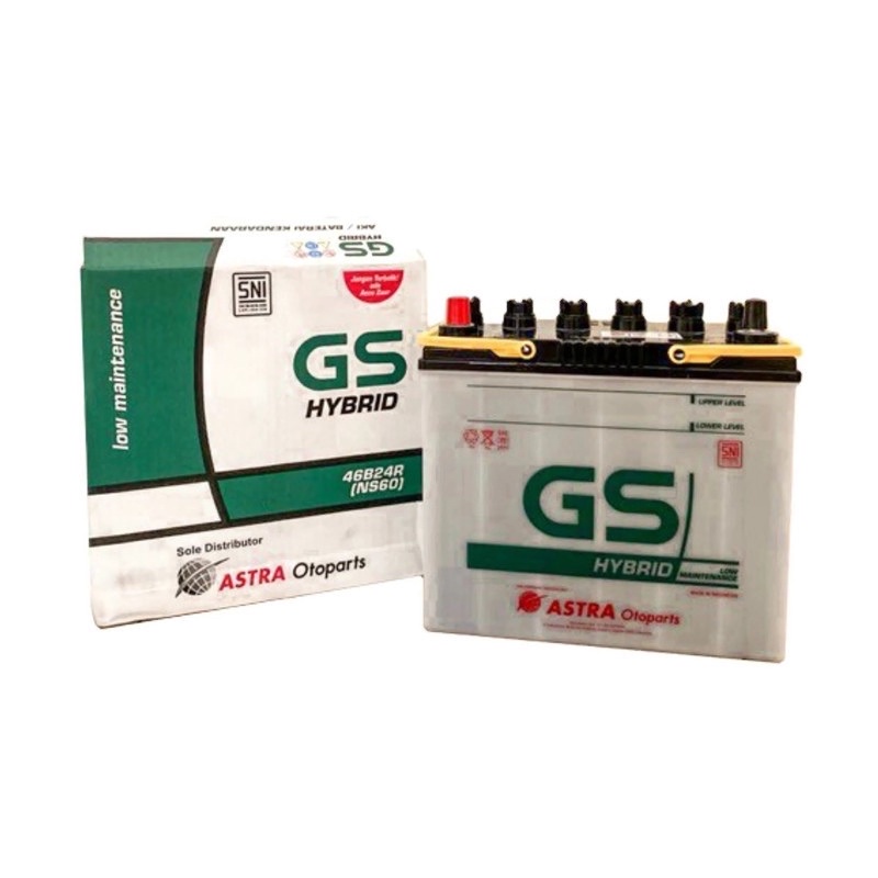 Aki GS Hybrid NS60 Aki Basah GS Astra Untuk Avanza Xenia Rush Terios Starlet Etios