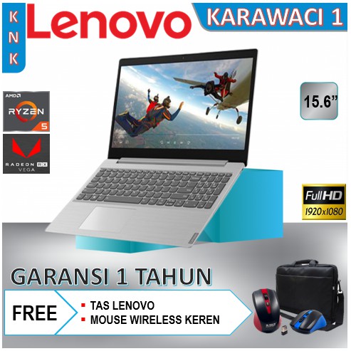LAPTOP LENOVO IDEAPAD L340 15API AMD RYZEN 5 3500U 8GB 1TB 256GB SSD FHD DVD WIN10