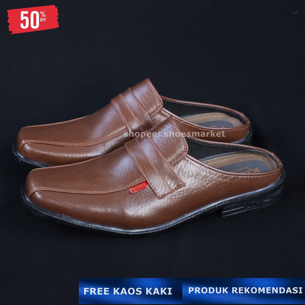 Sepatu Sandal Pria Bustong - sendal sepatu bustong  pria formal kerja