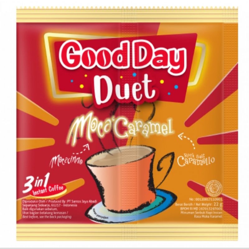 

Good Day Duet Moca Caramel isi 5 pcs