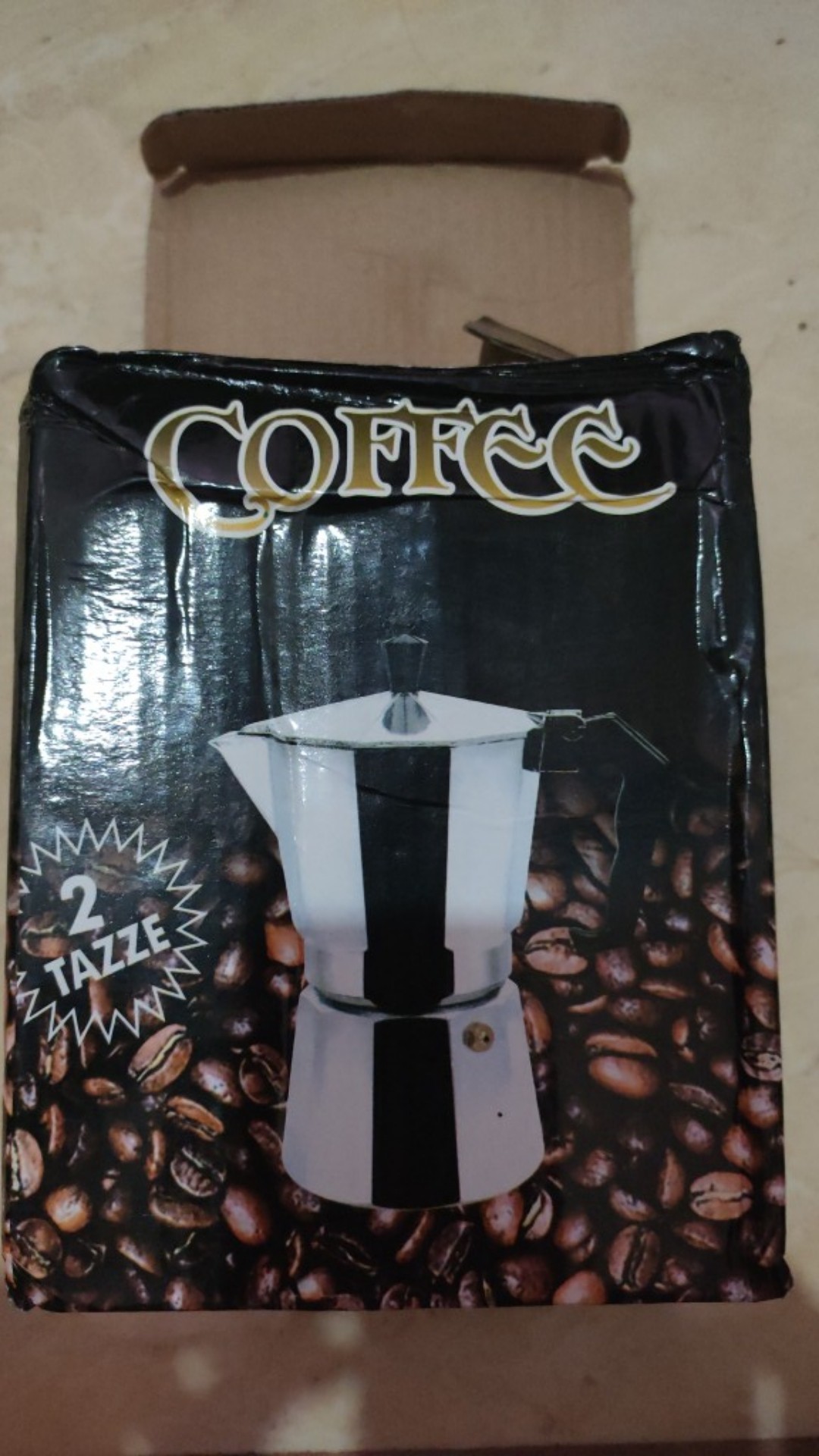 Two Cups Espresso Coffee Maker Moka Pot Teko Filter Teko Kopi Teko Pembuat Kopi