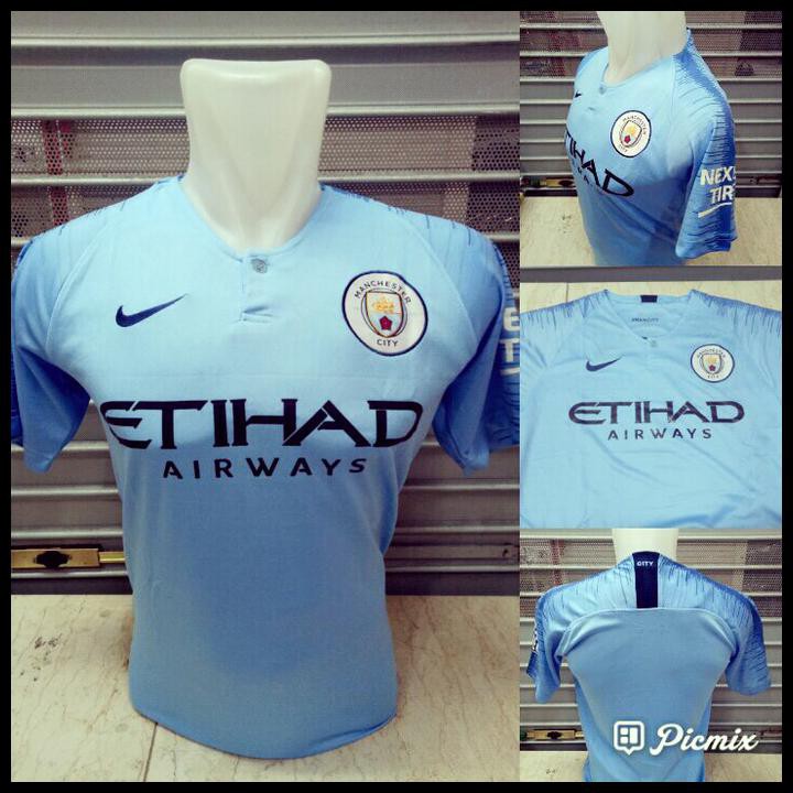 MURAH-MERIAH JERSEY BOLA MANCHESTER CITY HOME 2018/2019 GRADE ORI