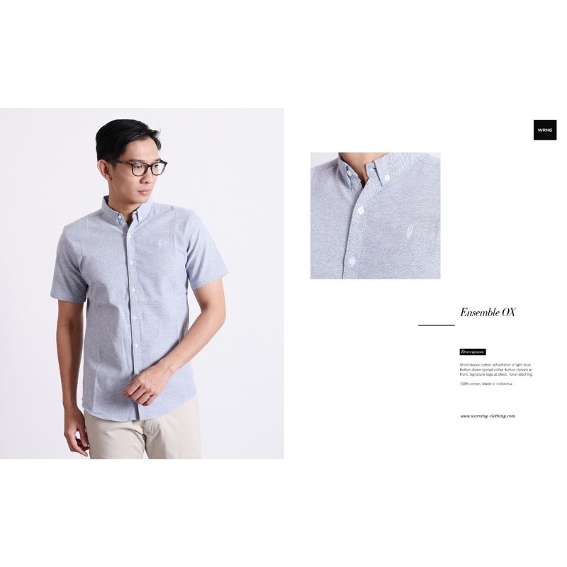 KEMEJA PENDEK ORIGINAL WARNING CLOTHING