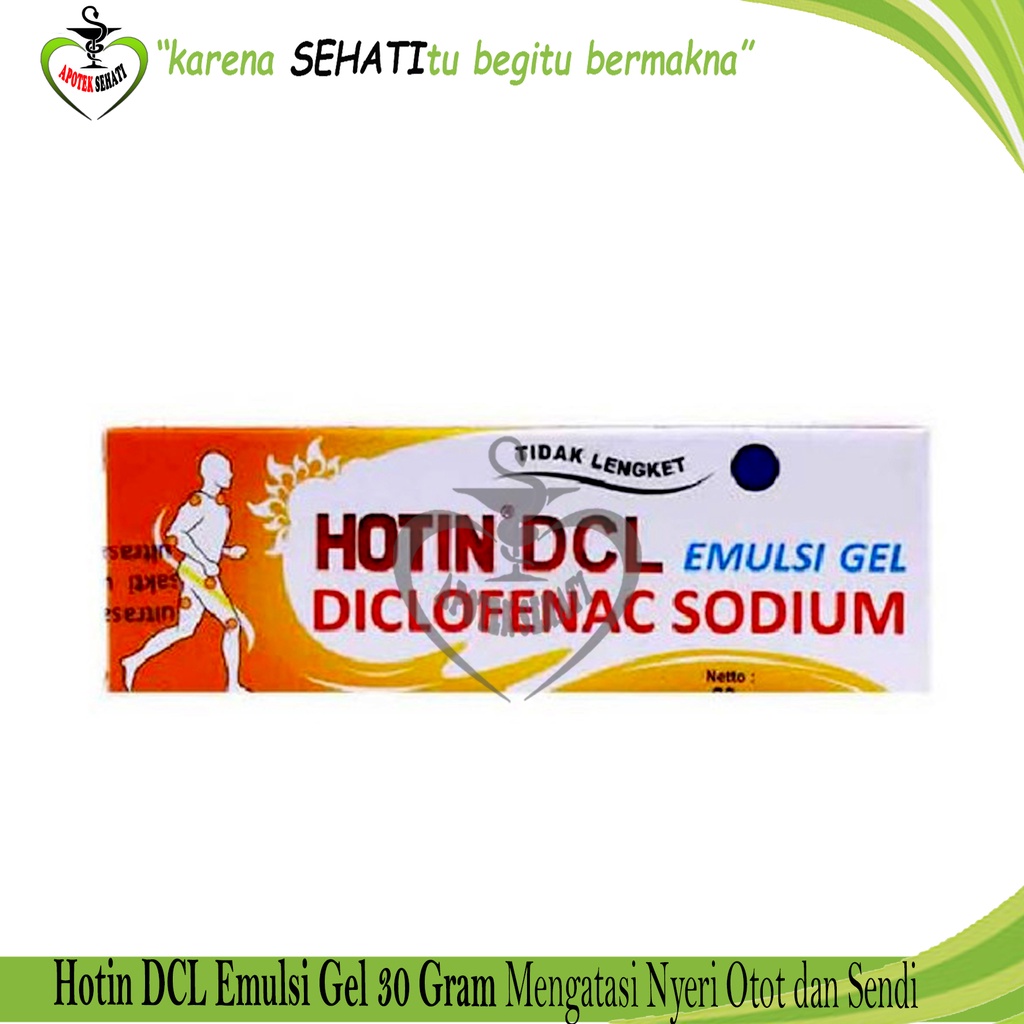 Hot in Cream DCL Emulsi Gel Pereda Nyeri Sendi Keseleo Sakit Pinggang