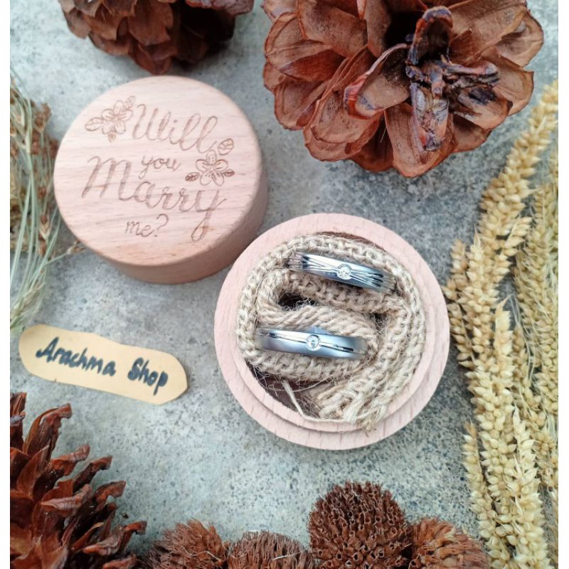 Cincin couple titanium / cincin nikahan / cincin lamaran