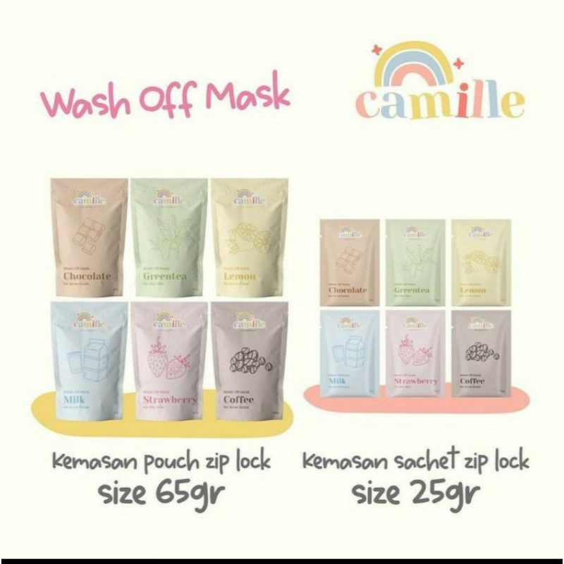 ( SIAP KIRIM ) CAMILLE BEAUTY MASKER WAJAH CAMILE BEAUTE MASK MASKER CAMELIA CAMMILE CEMILE CEMILLE 