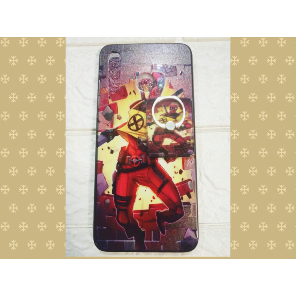 CASE iring SMSUNG GALAXI A30 MOTIF ROBOT SEPIDERMAN IRON MAN THOR